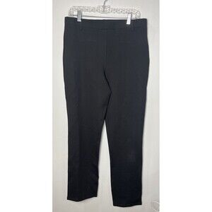Quince Navy Ultra-Stretch Ponte Straight Leg Pant Large